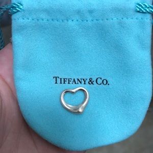 Tiffany & Co. Elsa Peretti open heart pendant